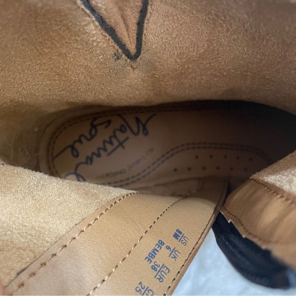 Natural sole BEMBE women's ankle boots size 8 charcoal grey  booties - Picture 9 of 9